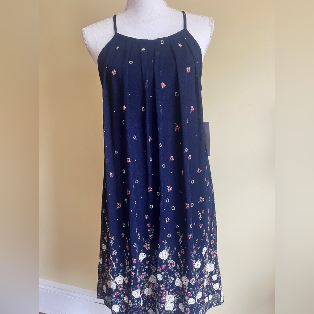 Siren Lily Navy Floral Dress